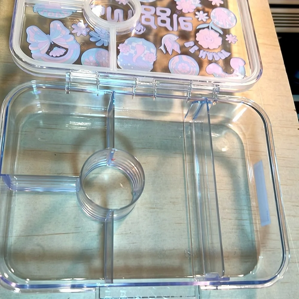 Smiggle Clear Decorative Snack/Lunch Box